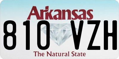 AR license plate 810VZH