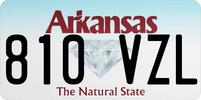 AR license plate 810VZL
