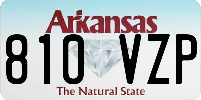 AR license plate 810VZP