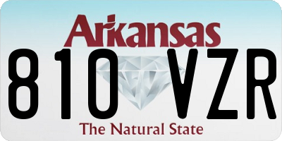 AR license plate 810VZR