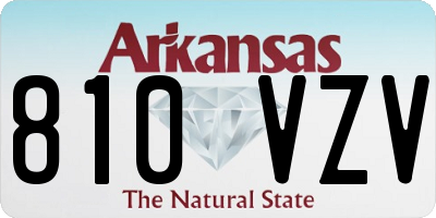 AR license plate 810VZV