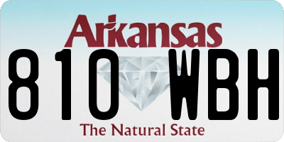 AR license plate 810WBH
