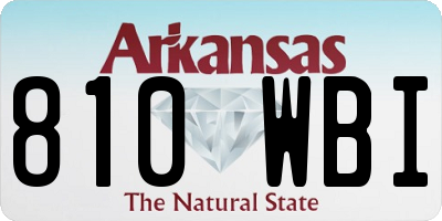 AR license plate 810WBI