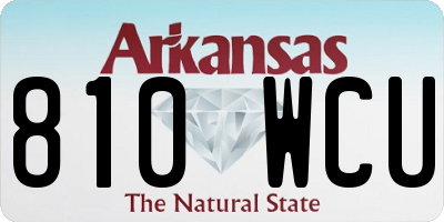 AR license plate 810WCU