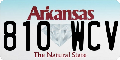 AR license plate 810WCV
