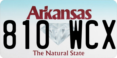 AR license plate 810WCX
