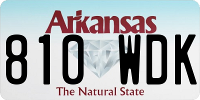 AR license plate 810WDK