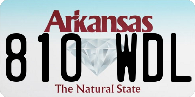 AR license plate 810WDL