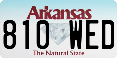 AR license plate 810WED