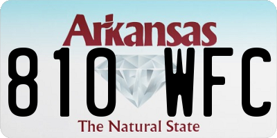 AR license plate 810WFC
