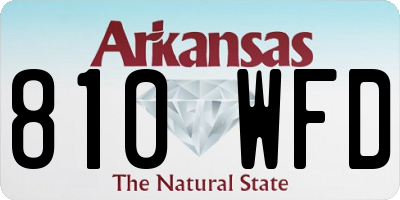 AR license plate 810WFD