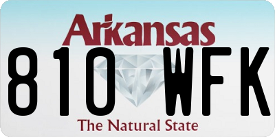 AR license plate 810WFK