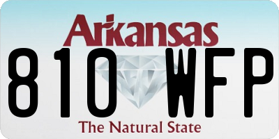 AR license plate 810WFP