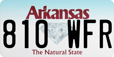 AR license plate 810WFR