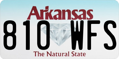 AR license plate 810WFS