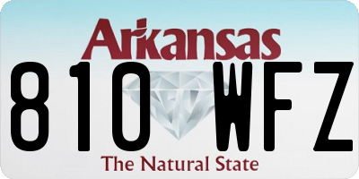 AR license plate 810WFZ