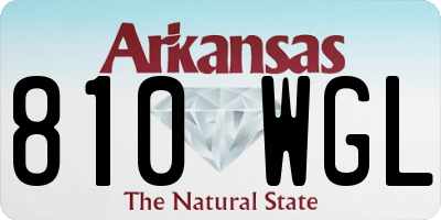 AR license plate 810WGL
