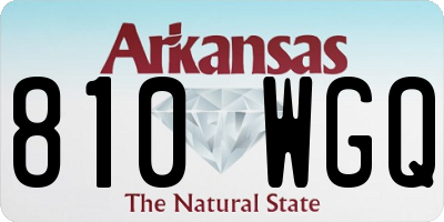 AR license plate 810WGQ