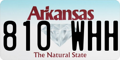 AR license plate 810WHH