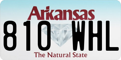 AR license plate 810WHL