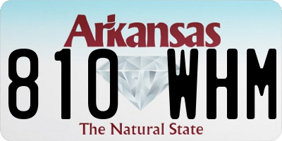 AR license plate 810WHM