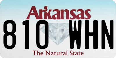 AR license plate 810WHN