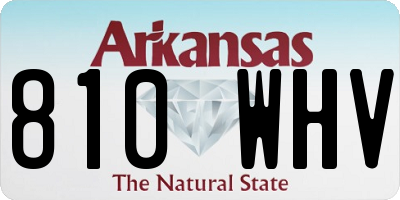 AR license plate 810WHV