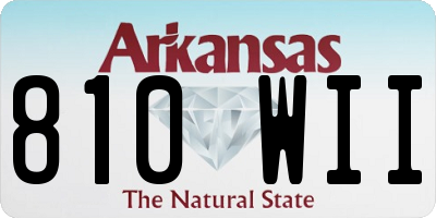 AR license plate 810WII