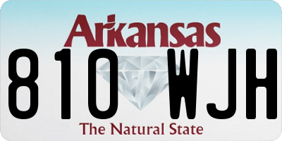AR license plate 810WJH