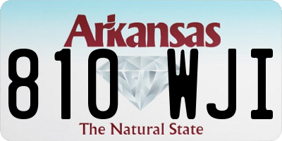AR license plate 810WJI