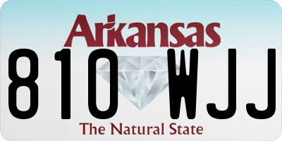 AR license plate 810WJJ