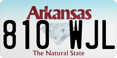 AR license plate 810WJL