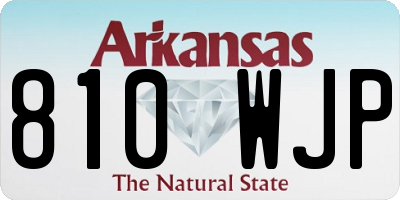 AR license plate 810WJP