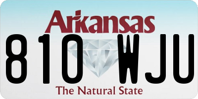 AR license plate 810WJU