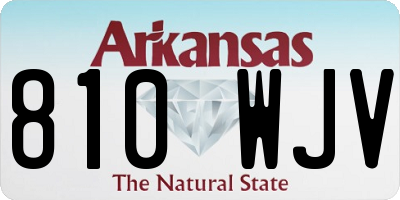 AR license plate 810WJV