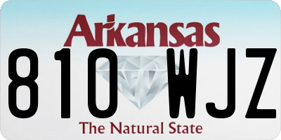 AR license plate 810WJZ