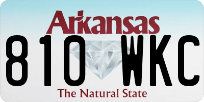 AR license plate 810WKC
