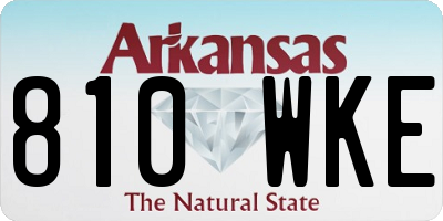 AR license plate 810WKE