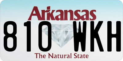 AR license plate 810WKH