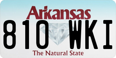 AR license plate 810WKI