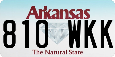 AR license plate 810WKK