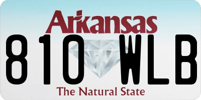AR license plate 810WLB