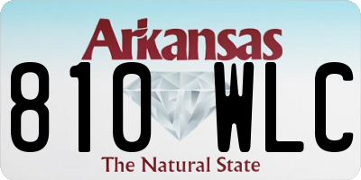 AR license plate 810WLC