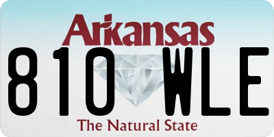 AR license plate 810WLE