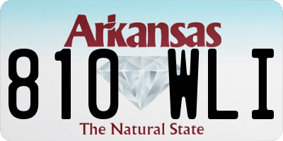AR license plate 810WLI
