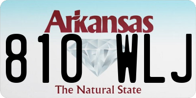 AR license plate 810WLJ