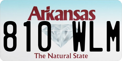 AR license plate 810WLM