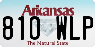 AR license plate 810WLP