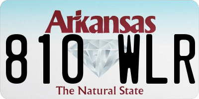 AR license plate 810WLR