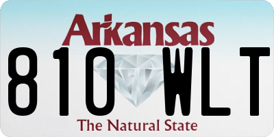AR license plate 810WLT